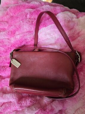 Coach Vintage Leather Red Mini Bag